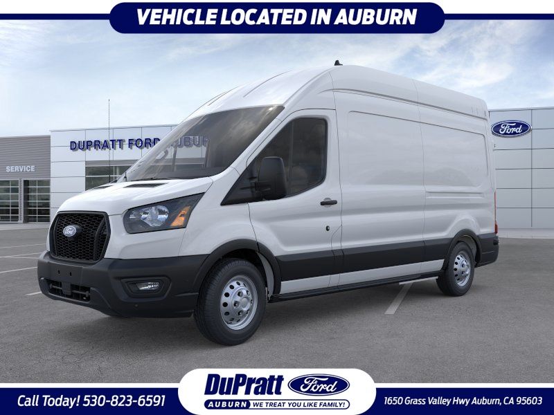 Oxford White 2026 Ford Transit Cargo 350 High Roof LB AWD Van All-Wheel Drive