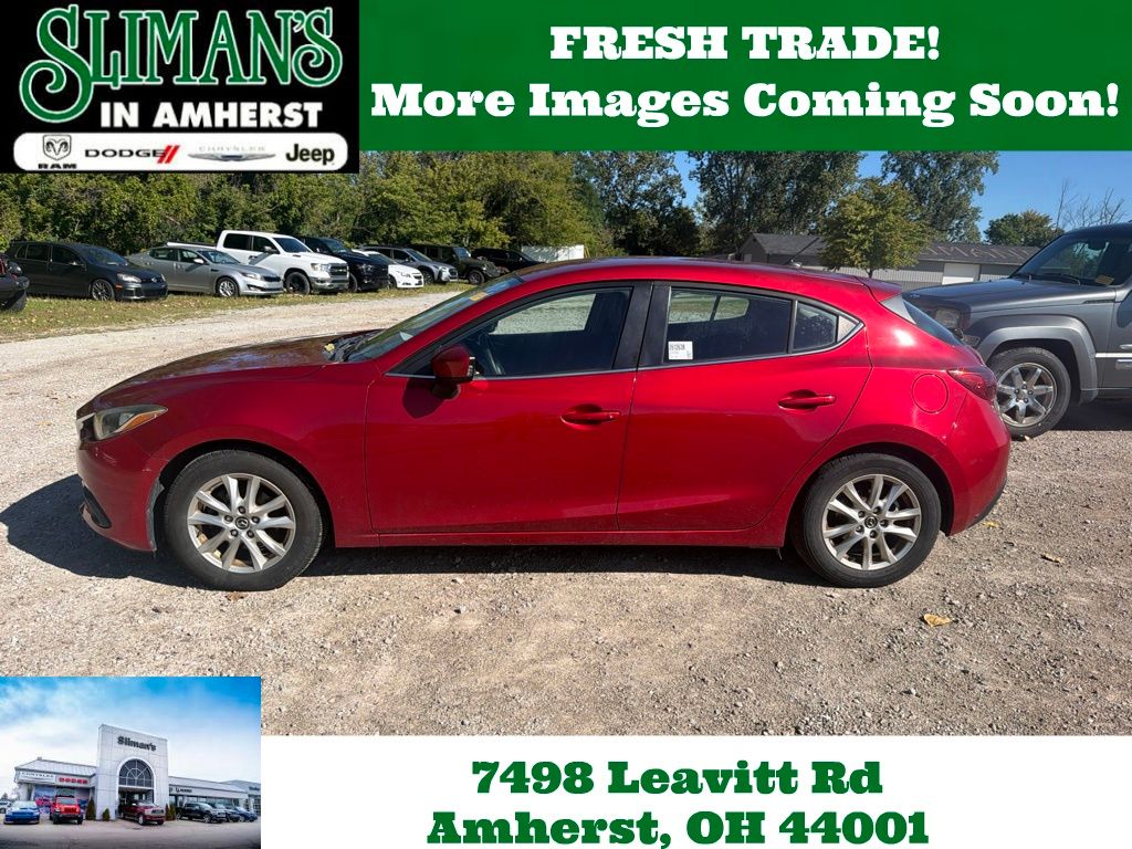 Soul Red Metallic 2016 Mazda MAZDA3 Hatchback Front-Wheel Drive 6-Speed Automatic