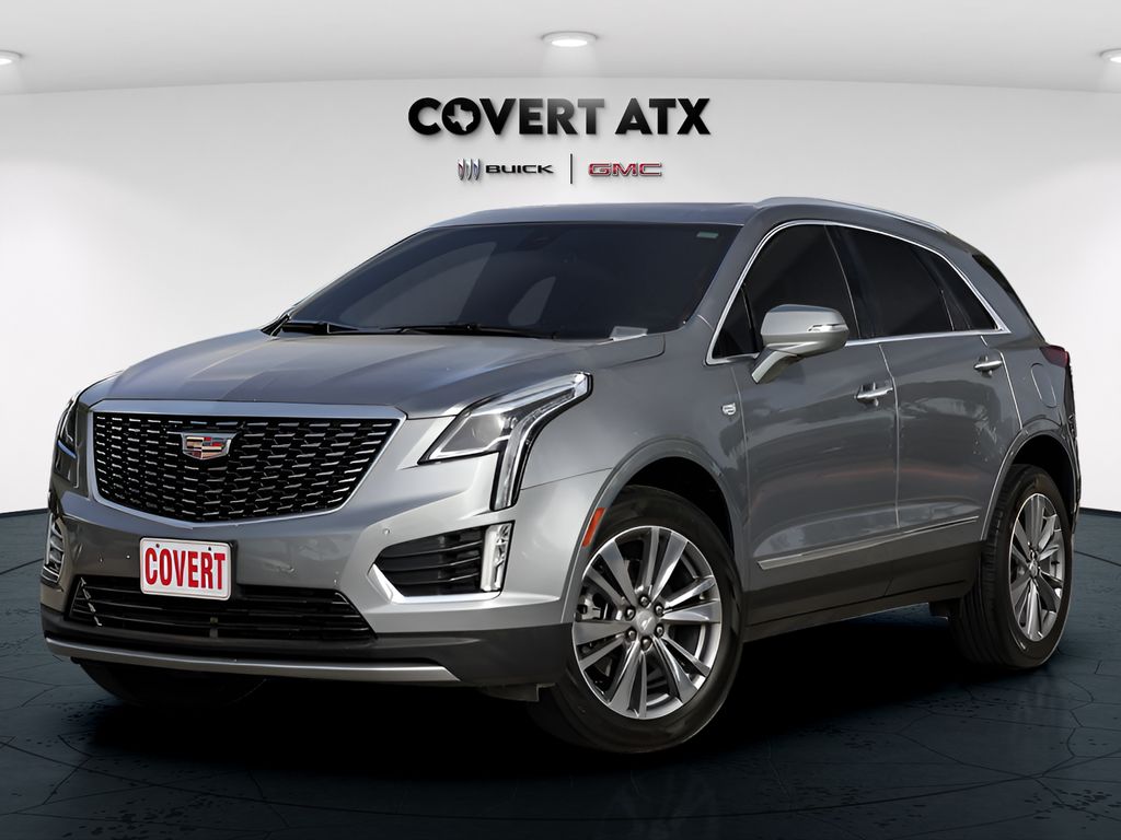 Silver Metallic 2024 Cadillac XT5 SUV / Crossover Front-Wheel Drive 9-Speed Automatic