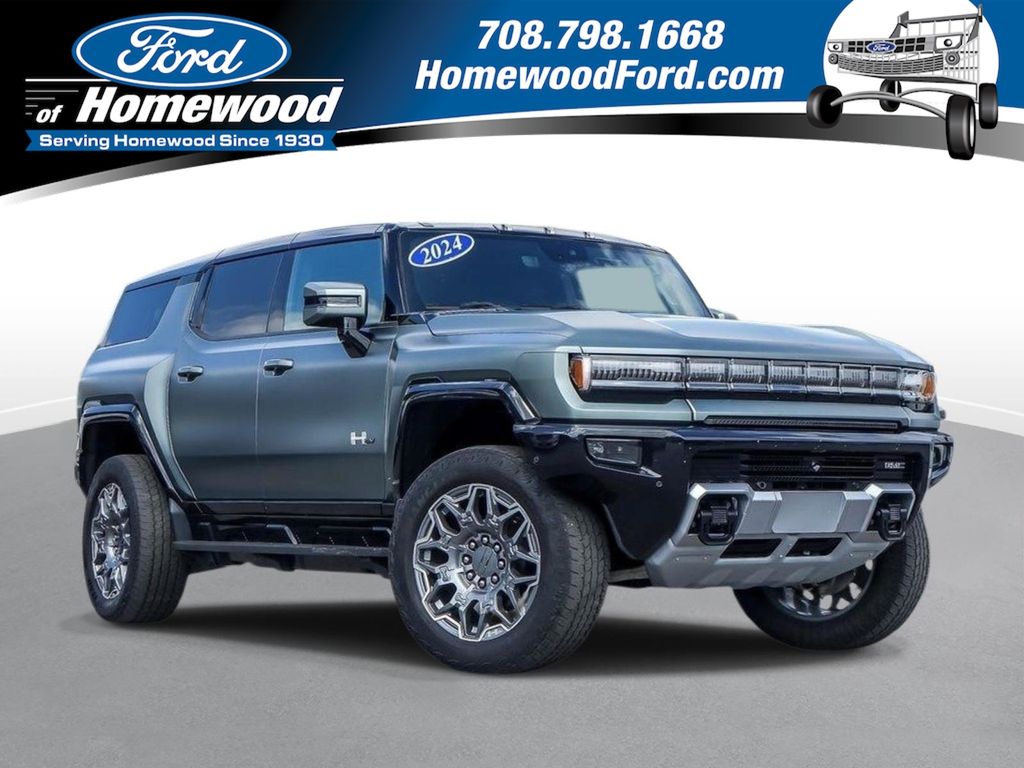 Moonshot Green Matte 2024 GMC Hummer EV SUV SUV / Crossover All-Wheel Drive 1-Speed Automatic