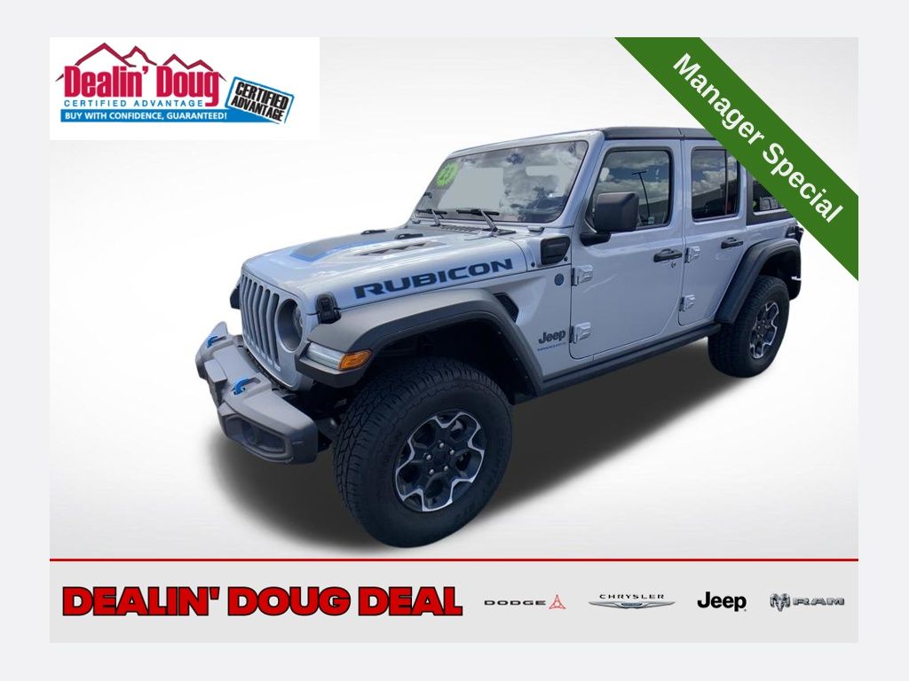 Silver Zynith Clearcoat 2023 Jeep Wrangler 4xe Rubicon 4WD SUV / Crossover Four-Wheel Drive 8-Speed Automatic