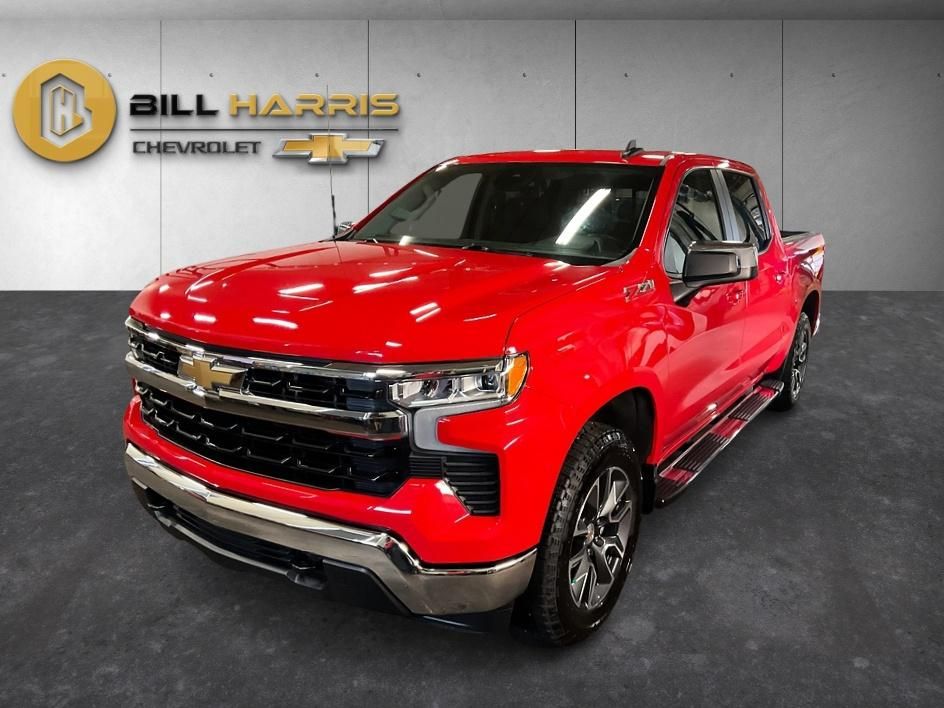 Red Hot 2024 Chevrolet Silverado 1500 Pickup Truck Four-Wheel Drive Automatic