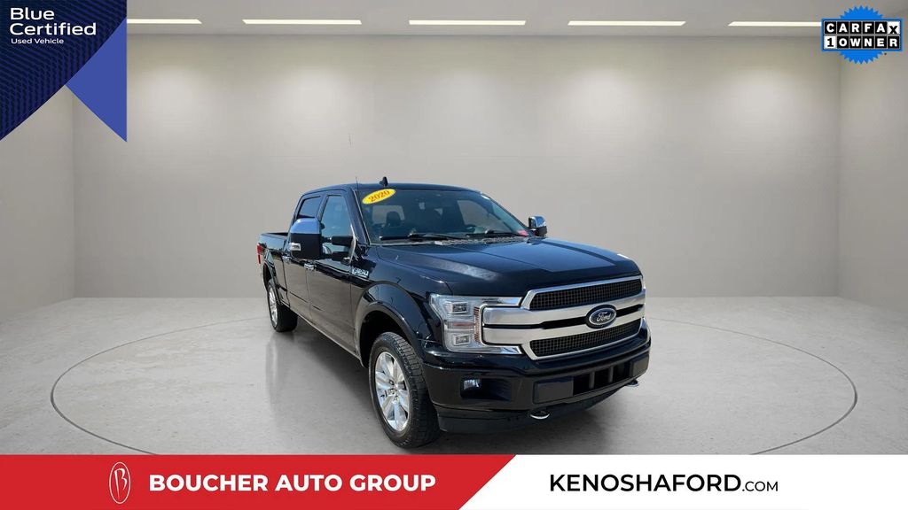 Certified Used 2020 Black Metallic Ford Platinum image 3