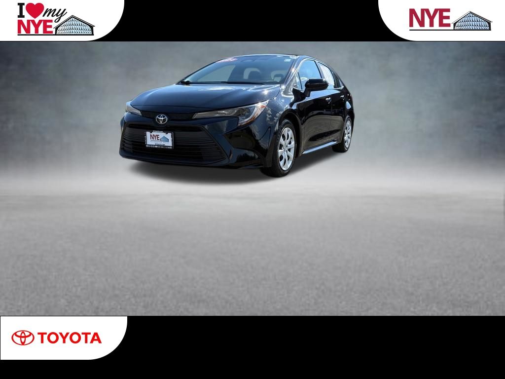 Midnight Black Metallic 2024 Toyota Corolla Sedan Front-Wheel Drive Continuously Variable Transmission