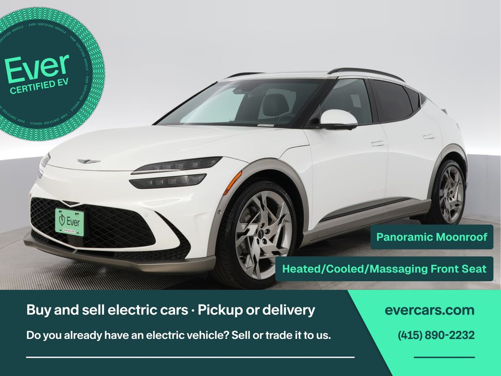 Alta White 2023 Genesis GV60 SUV / Crossover All-Wheel Drive 1-Speed Automatic