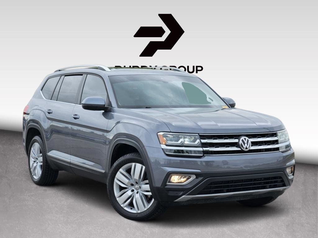 Gray 2019 Volkswagen Atlas SEL FWD SUV / Crossover Front-Wheel Drive 8-Speed Automatic