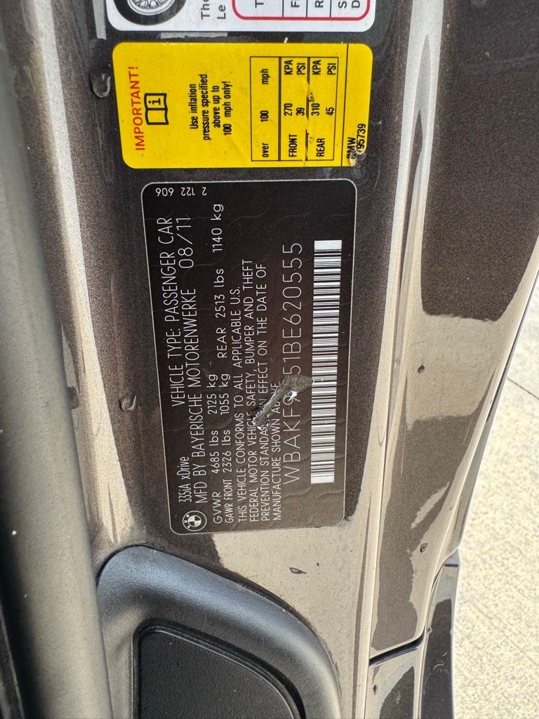 Used Car 2011 Bmw 3 Series  335i Xdrive For Sale Under $12,000 In Georgetown, Texas