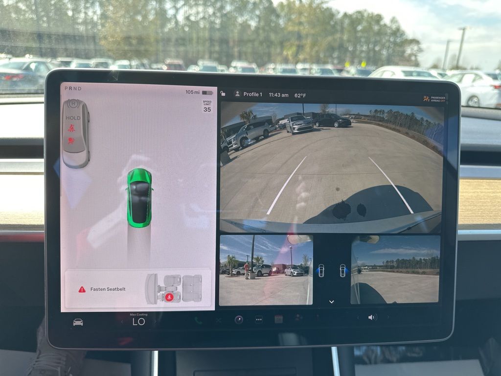 2020 Pearl White Multi-Coat Tesla Model 3 Standard RWD Sedan