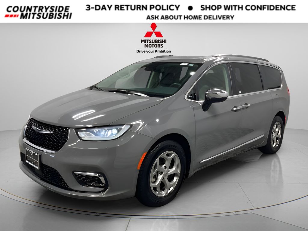 Ceramic Gray Clearcoat 2023 Chrysler Pacifica Limited FWD Minivan Front-Wheel Drive 9-Speed Automatic