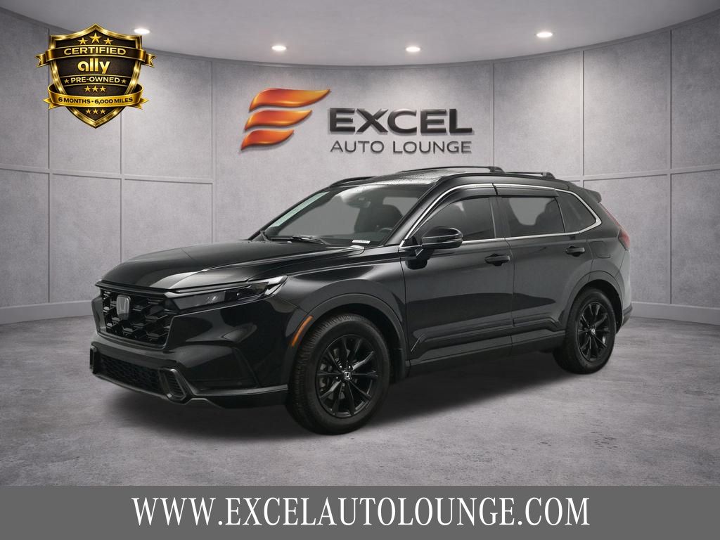 Black 2024 Honda CR-V Hybrid Sport-L FWD SUV / Crossover Front-Wheel Drive Continuously Variable Transmission