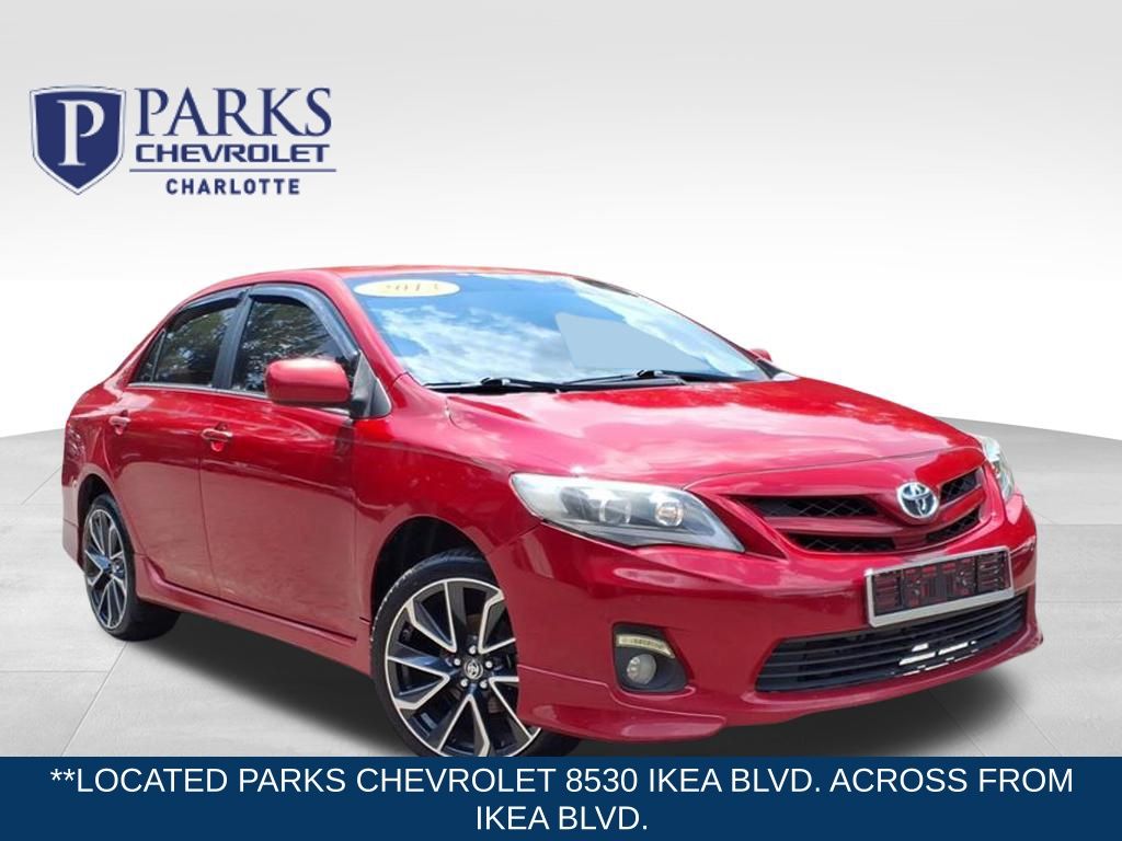 Barcelona Red Metallic 2013 Toyota Corolla Sedan Front-Wheel Drive 4-Speed Automatic