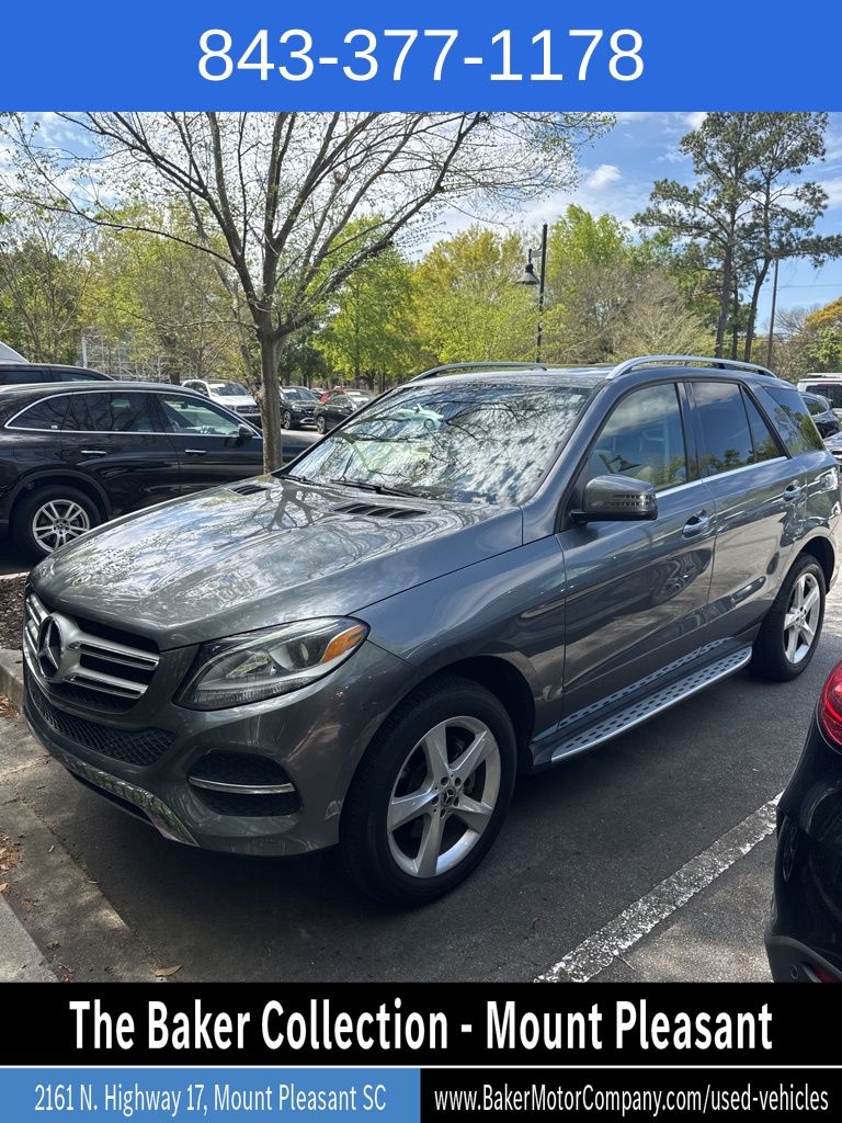 Selenite Gray Metallic 2018 Mercedes-Benz GLE 350 SUV / Crossover Rear-Wheel Drive 7-Speed Automatic