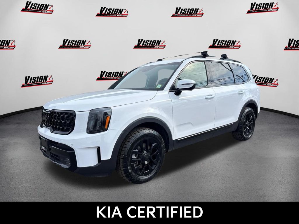 Glacial White Pearl 2025 Kia Telluride SUV / Crossover All-Wheel Drive 8-Speed Automatic