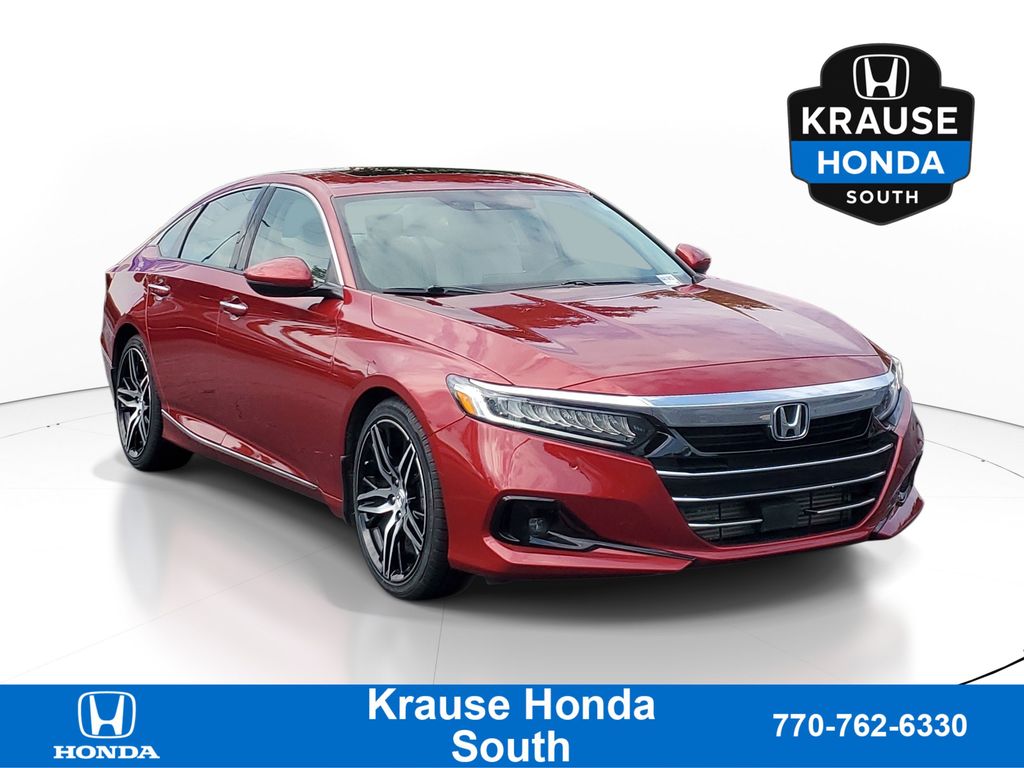 San Marino Red 2021 Honda Accord Sedan Front-Wheel Drive Automatic