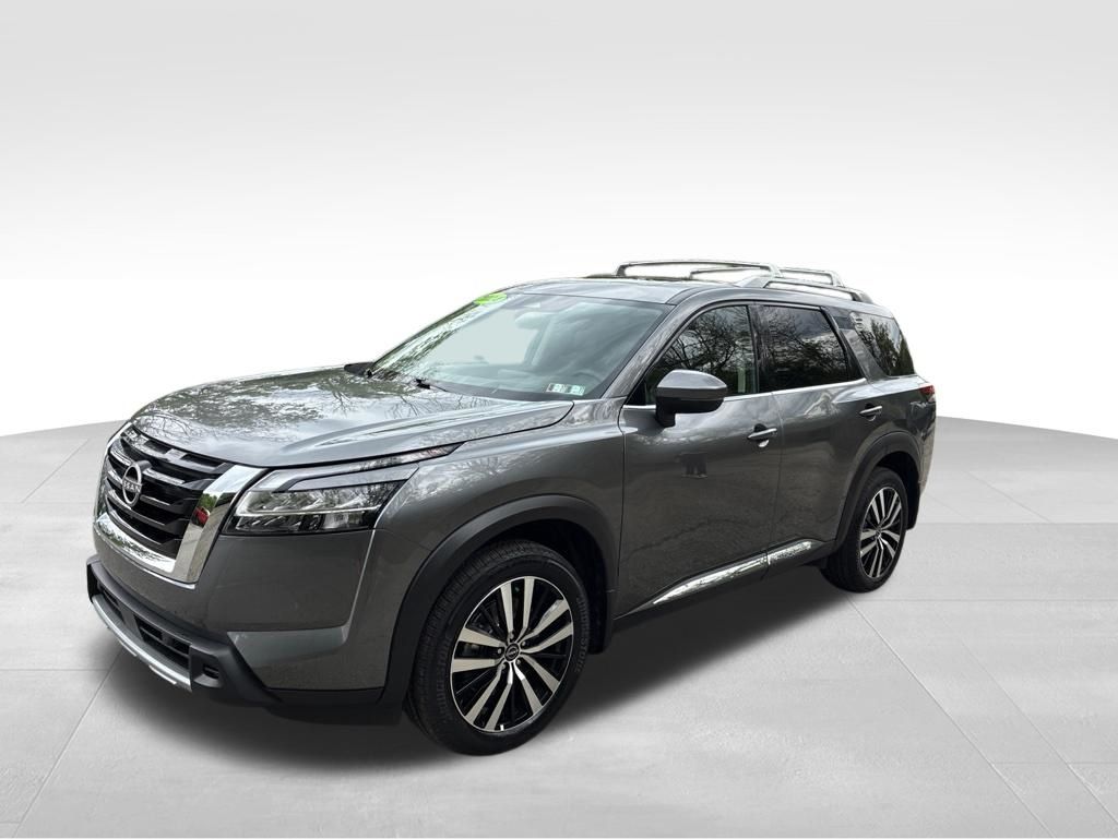 2024 Nissan Pathfinder Platinum Gray at South Hills Kia