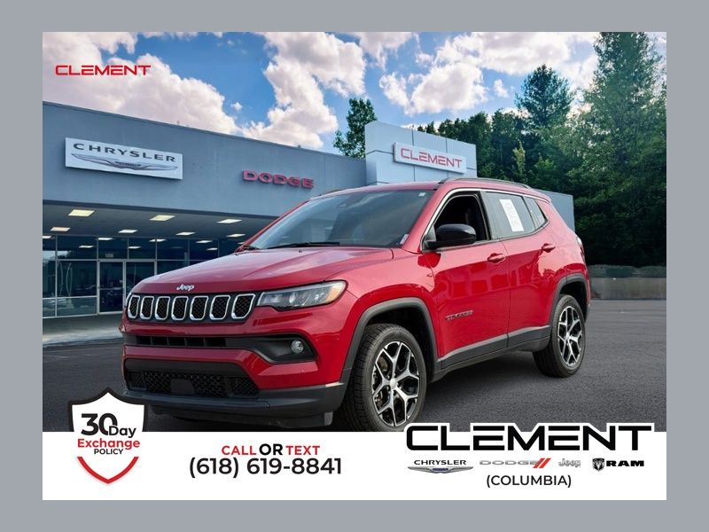 Red 2024 Jeep Compass SUV / Crossover Four-Wheel Drive 8-Speed Automatic
