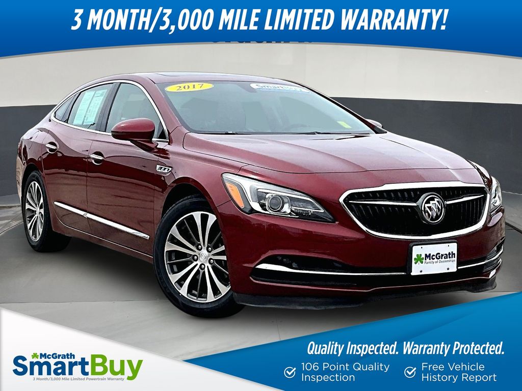 Crimson Red Tintcoat 2017 Buick LaCrosse Sedan Front-Wheel Drive 8-Speed Automatic