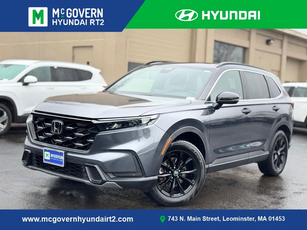 Gray 2024 Honda CR-V Hybrid Sport-L AWD SUV / Crossover All-Wheel Drive Continuously Variable Transmission