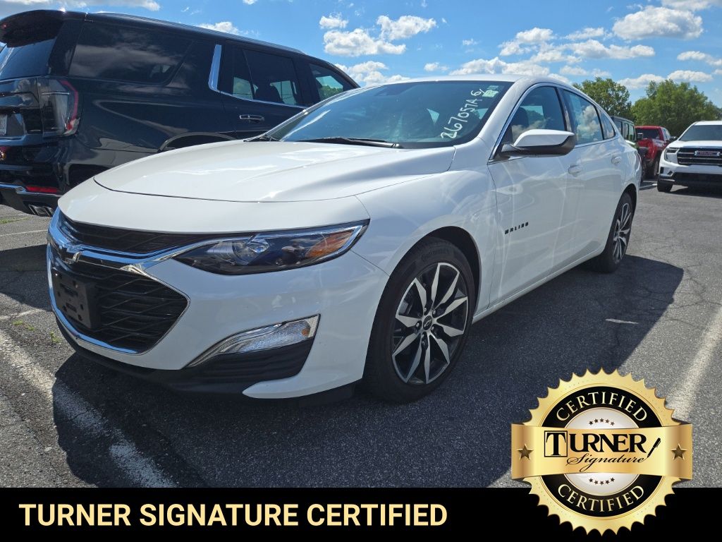 Summit White 2024 Chevrolet Malibu Sedan Front-Wheel Drive Continuously Variable Transmission