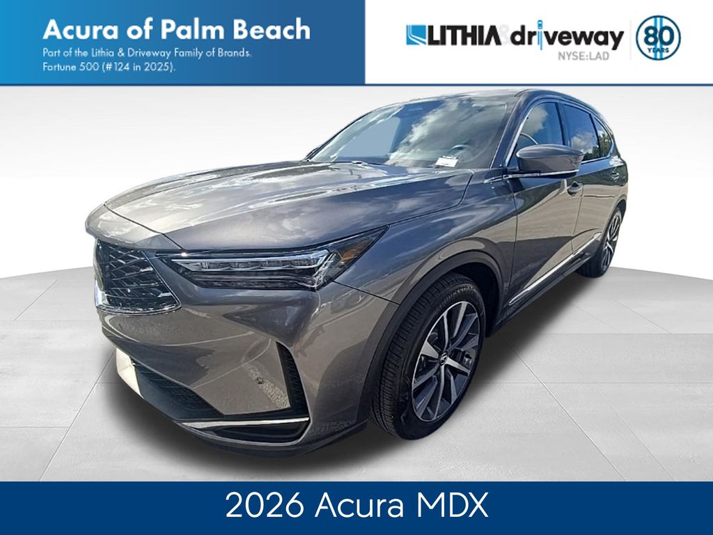 Liquid Carbon Metallic 2026 Acura MDX SUV / Crossover Front-Wheel Drive Automatic