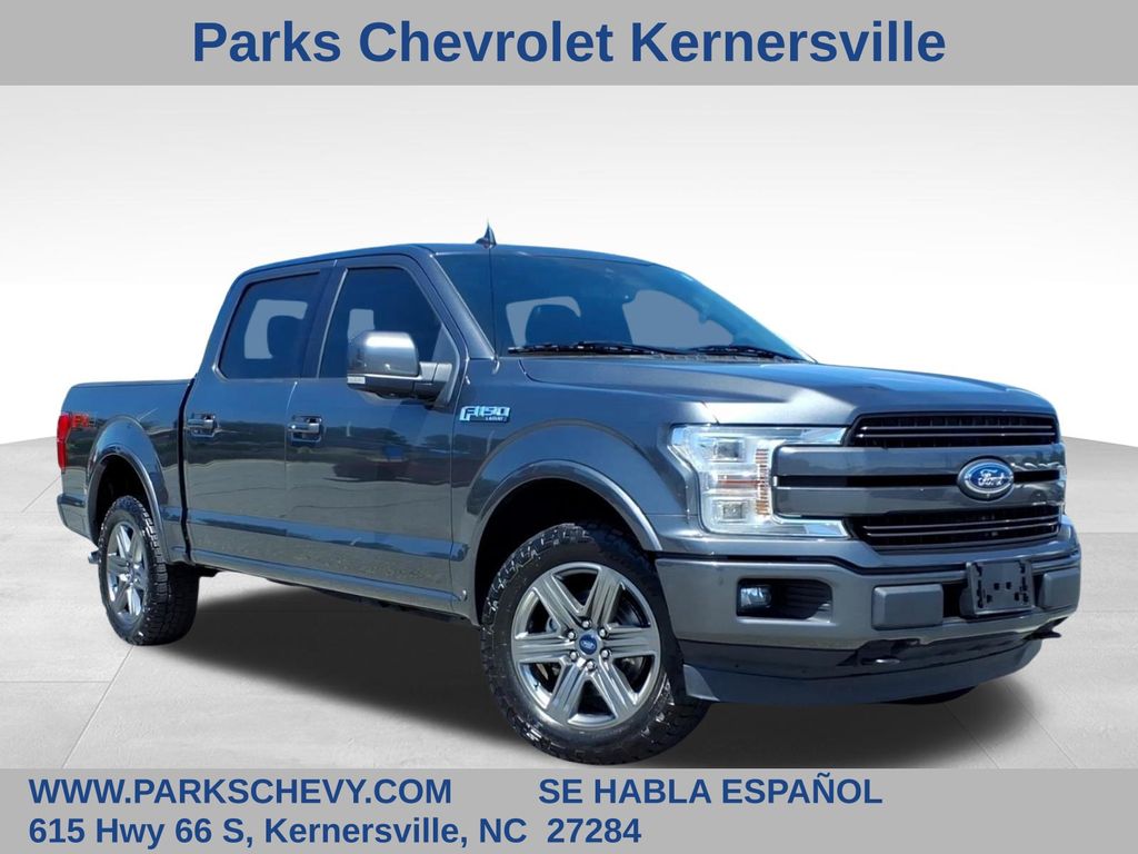 Gray (Magnetic) 2020 Ford F-150 Lariat SuperCrew 4WD Pickup Truck Four-Wheel Drive Automatic