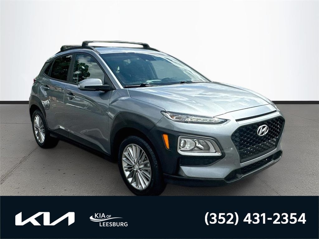 Silver 2020 Hyundai Kona SUV / Crossover Front-Wheel Drive 6-Speed Automatic