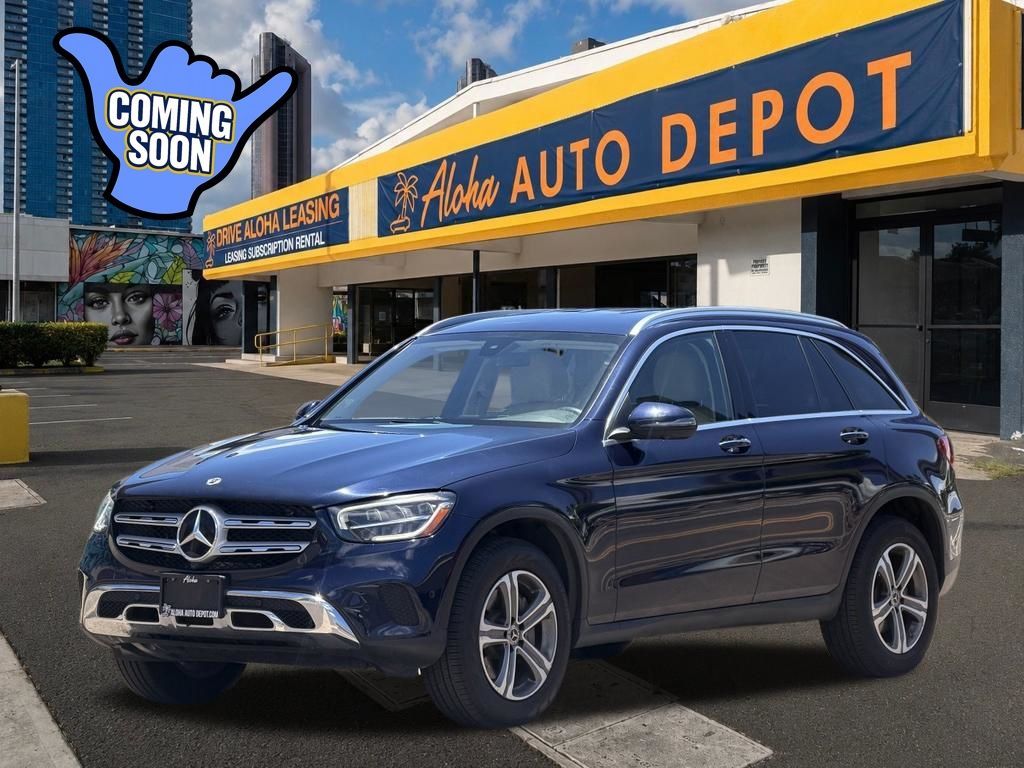 Brilliant Blue 2021 Mercedes-Benz GLC SUV / Crossover Rear-Wheel Drive 9-Speed Automatic