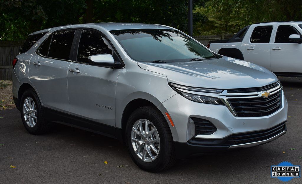 Silver Ice Metallic 2022 Chevrolet Equinox SUV / Crossover Four-Wheel Drive 6-Speed Automatic Overdrive