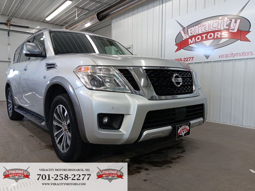 Brilliant Silver 2018 Nissan Armada SUV / Crossover Four-Wheel Drive 7-Speed Automatic