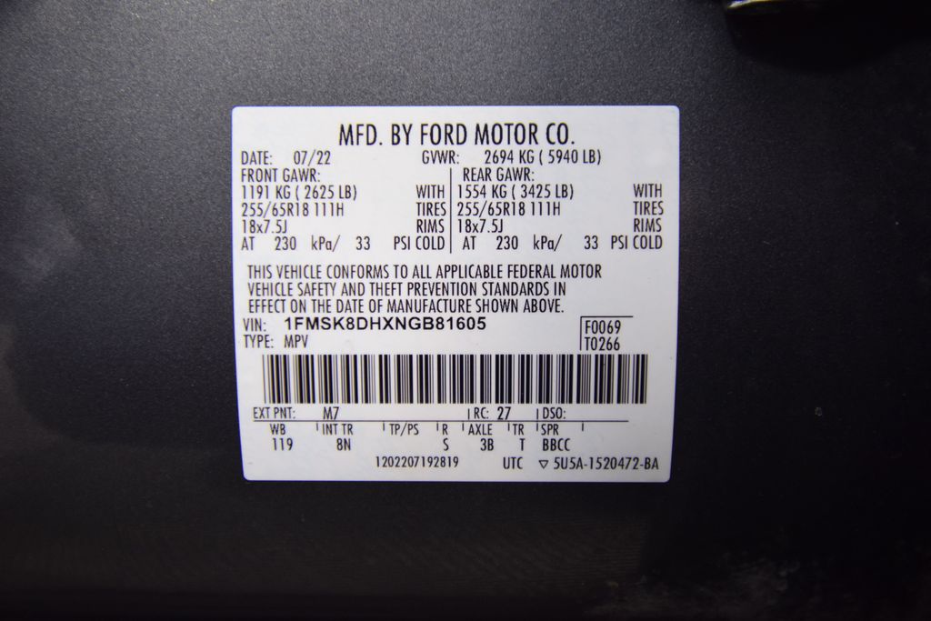 used 2022 Ford Explorer car, priced at $24,600