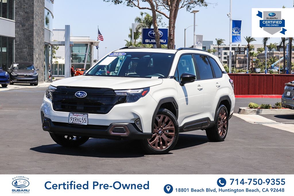 Crystal White Pearl 2026 Subaru Forester SUV / Crossover All-Wheel Drive Continuously Variable Transmission