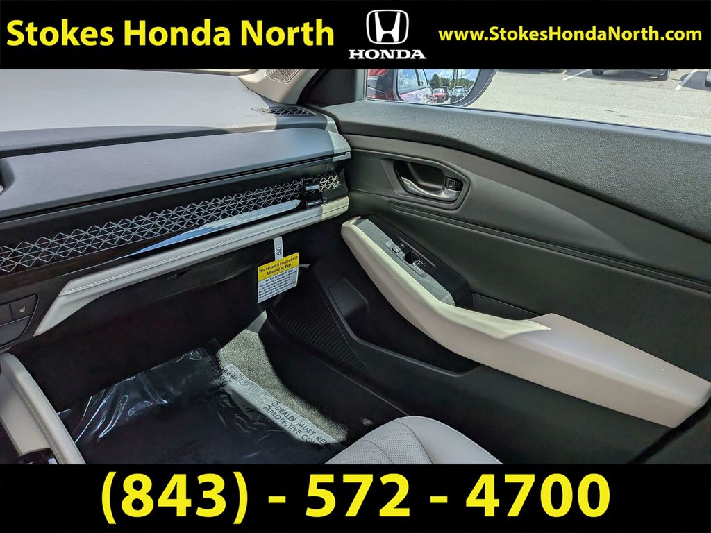 2025 Honda Accord Hybrid EX-L Red at Stokes Honda North