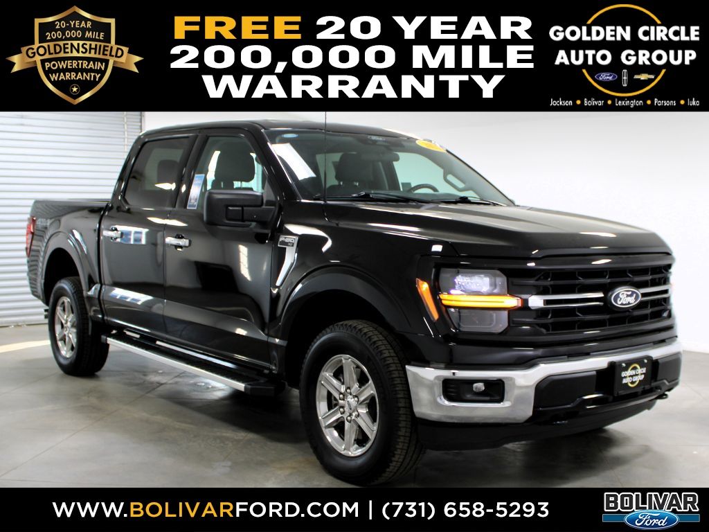 Agate Black Metallic 2025 Ford F-150 Pickup Truck Four-Wheel Drive Automatic