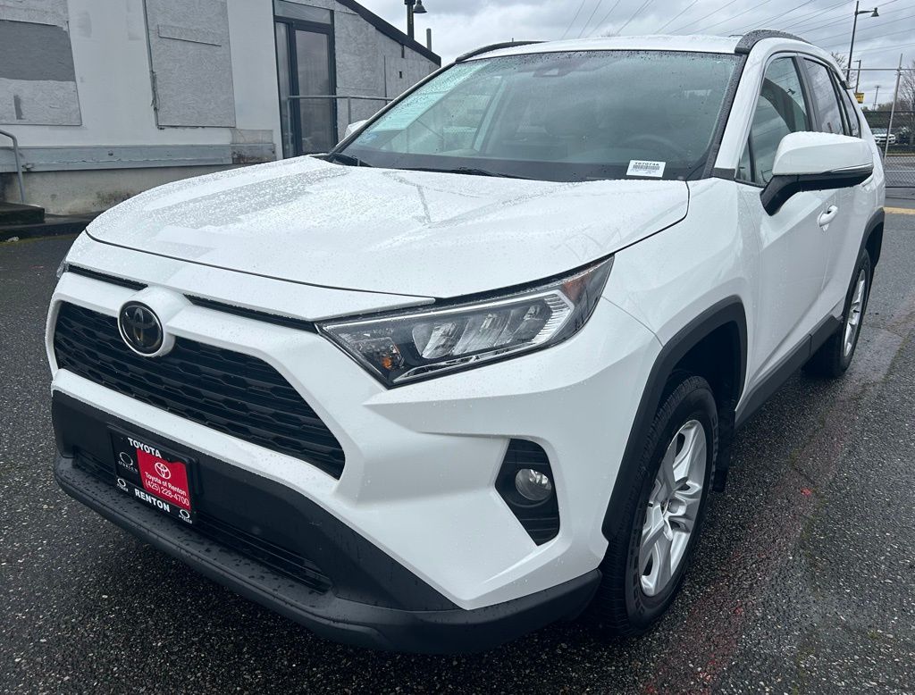 Super White 2021 Toyota RAV4 XLE AWD SUV / Crossover All-Wheel Drive 8-Speed Automatic