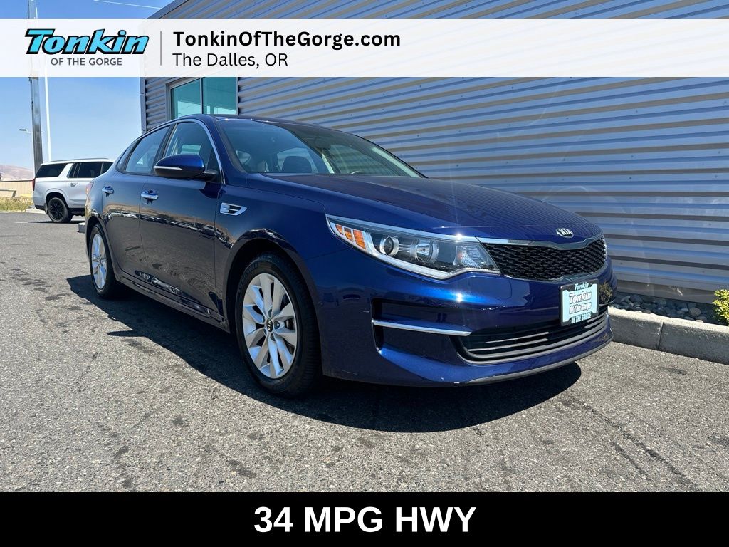 Horizon Blue 2018 Kia Optima Sedan Front-Wheel Drive 6-Speed Automatic