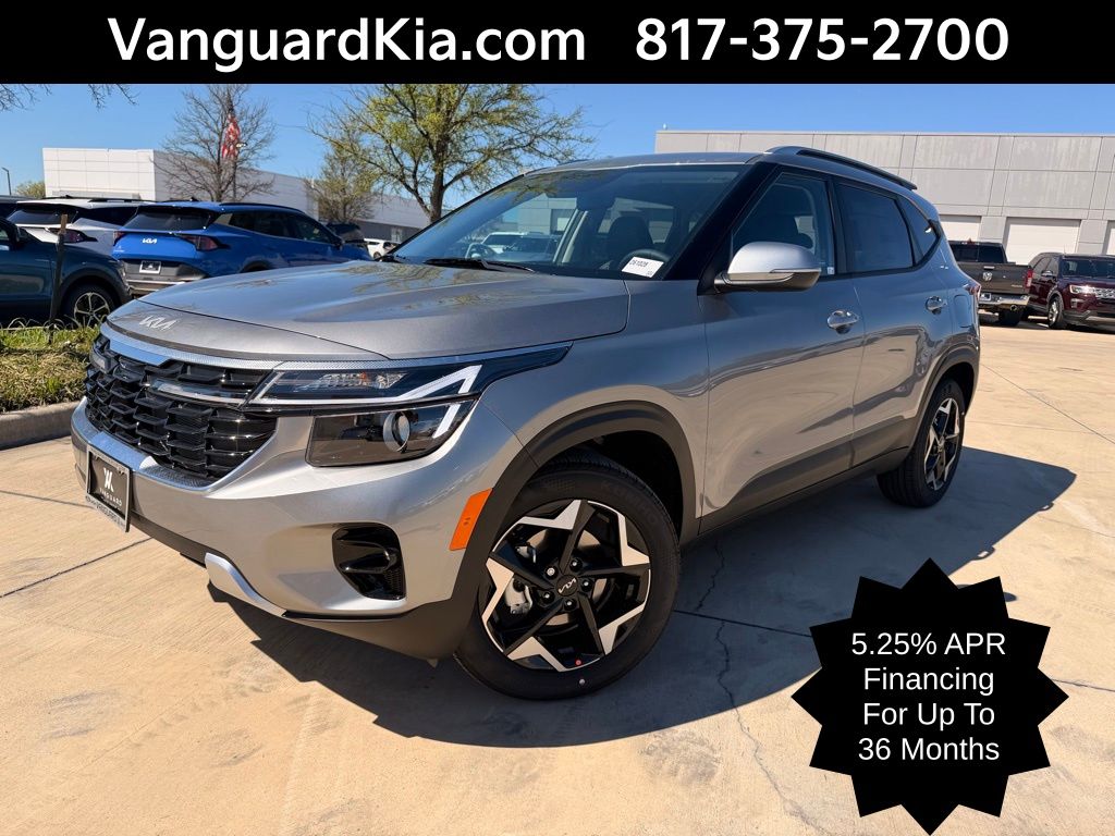 Steel Gray 2026 Kia Seltos S FWD SUV / Crossover Front-Wheel Drive Continuously Variable Transmission