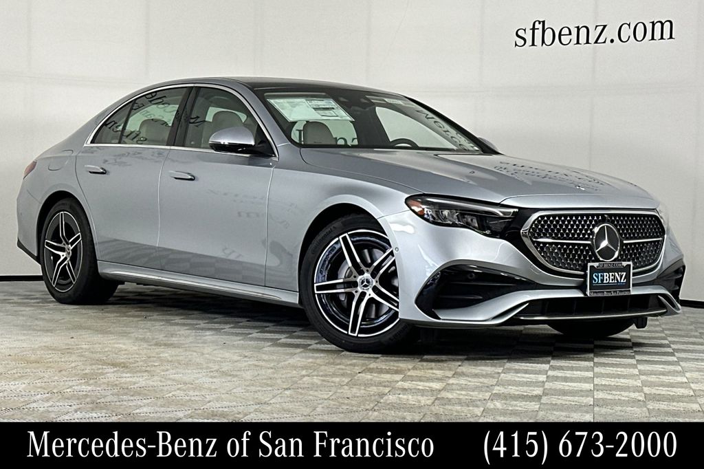 Cirrus Silver Metallic 2026 Mercedes-Benz E-Class Sedan All-Wheel Drive 9-Speed Automatic