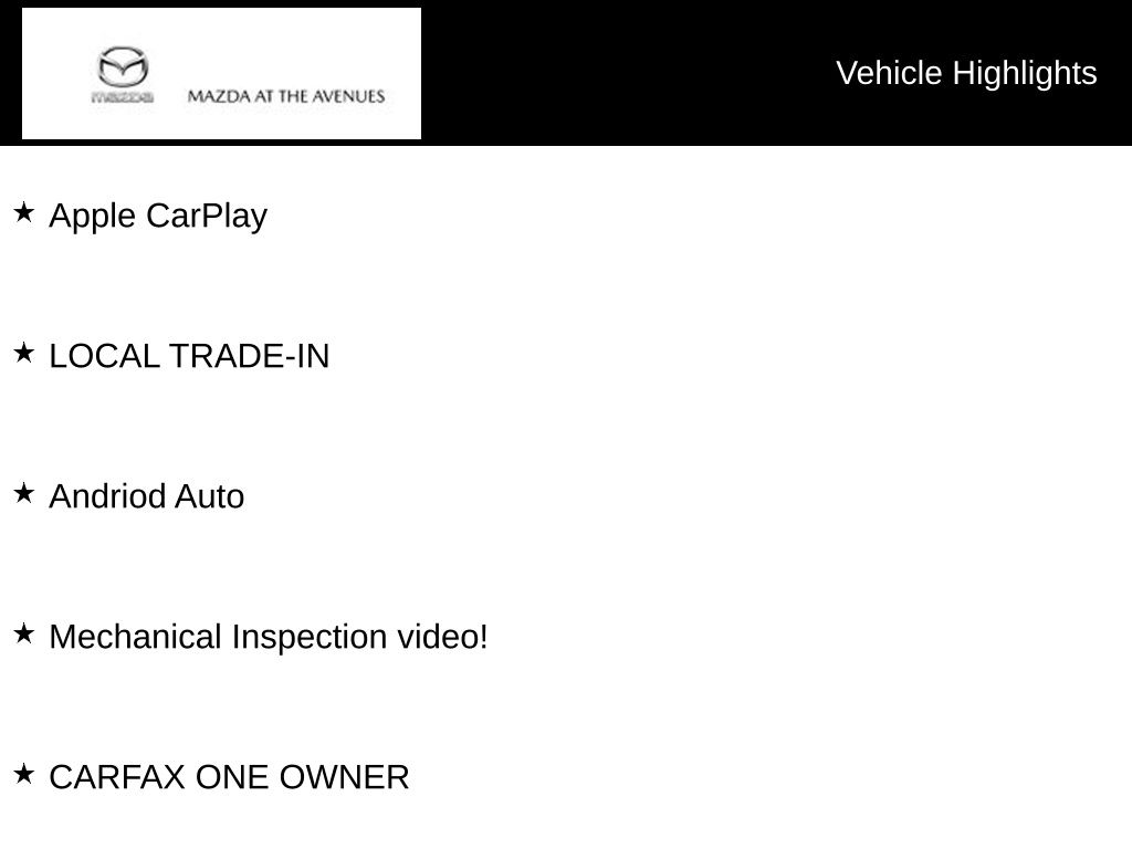 2024 Mazda Mazda3 Select Sport