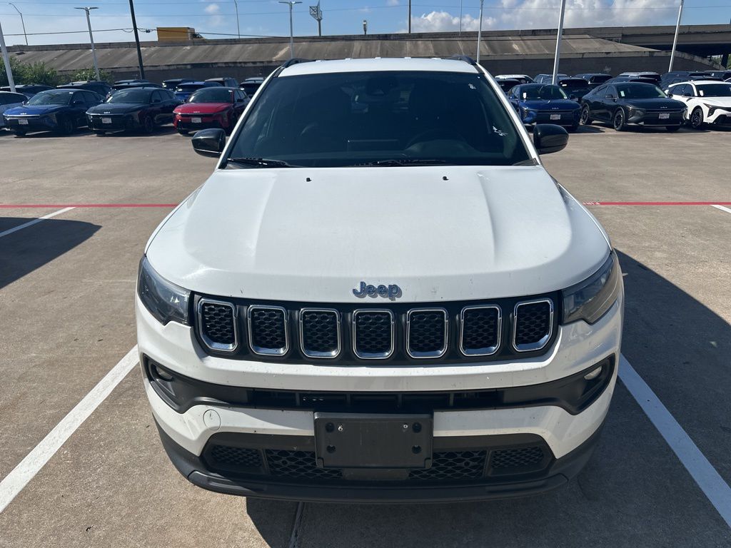 2024 Jeep Compass Latitude White/off-white at Bayshore Chrysler Jeep Dodge Ram
