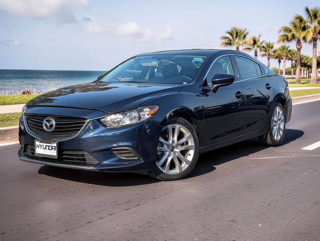 Deep Crystal Blue 2015 Mazda MAZDA6 Sedan Front-Wheel Drive 6-Speed Automatic