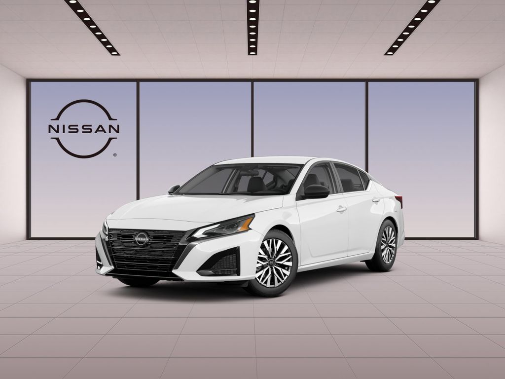 Glacier White 2026 Nissan Altima Sedan Front-Wheel Drive Continuously Variable Transmission