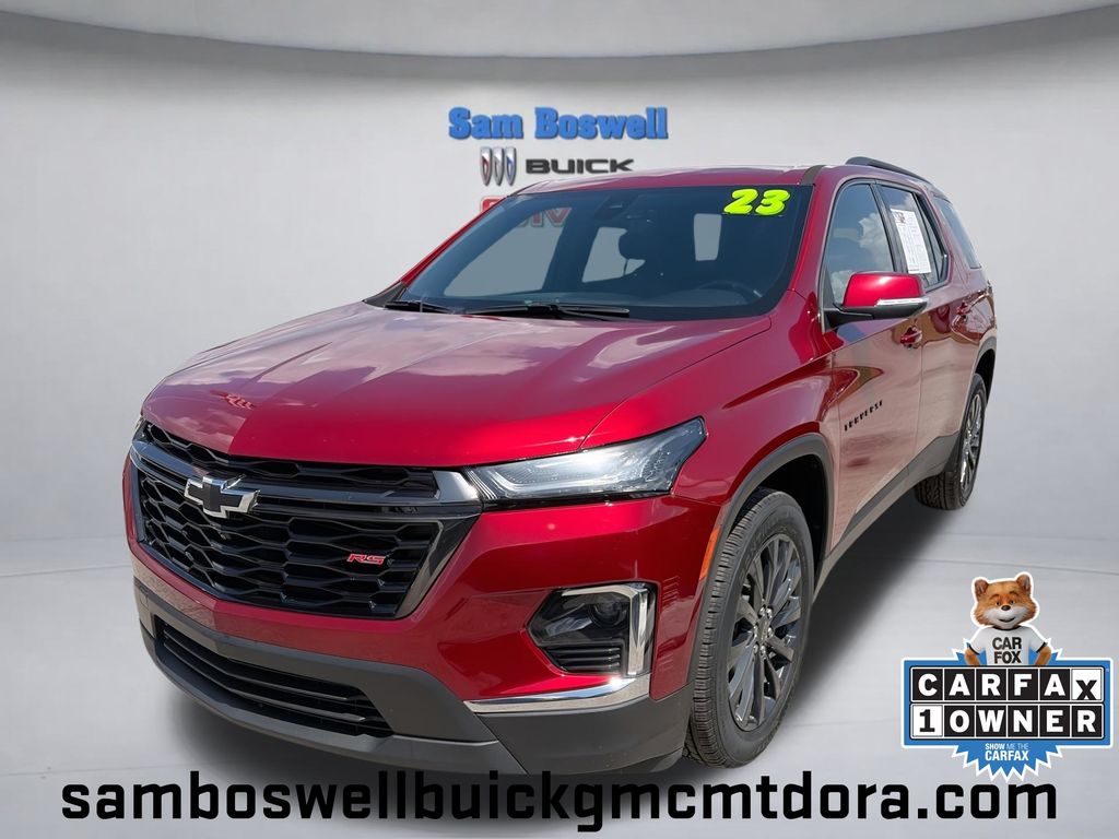 Radiant Red Tintcoat 2023 Chevrolet Traverse SUV / Crossover Front-Wheel Drive 9-Speed Automatic