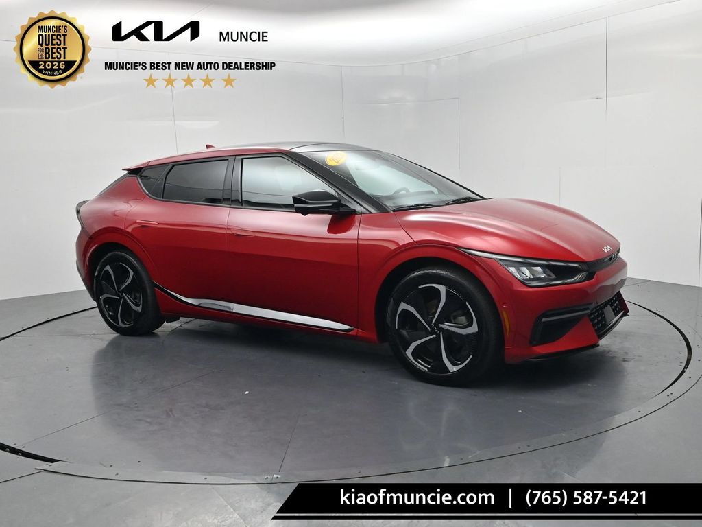 Runway Red 2022 Kia EV6 SUV / Crossover All-Wheel Drive 1-Speed Automatic