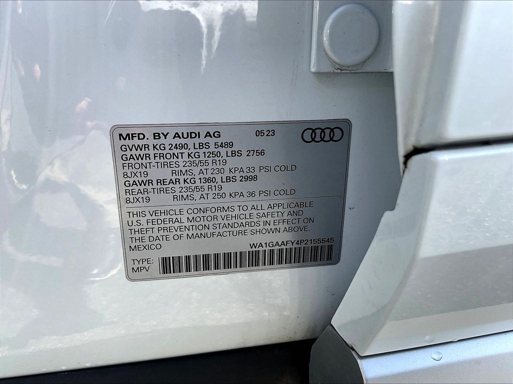 2023 Audi Q5 45 S line Premium Glacier White - Grieco Acura - Image 20