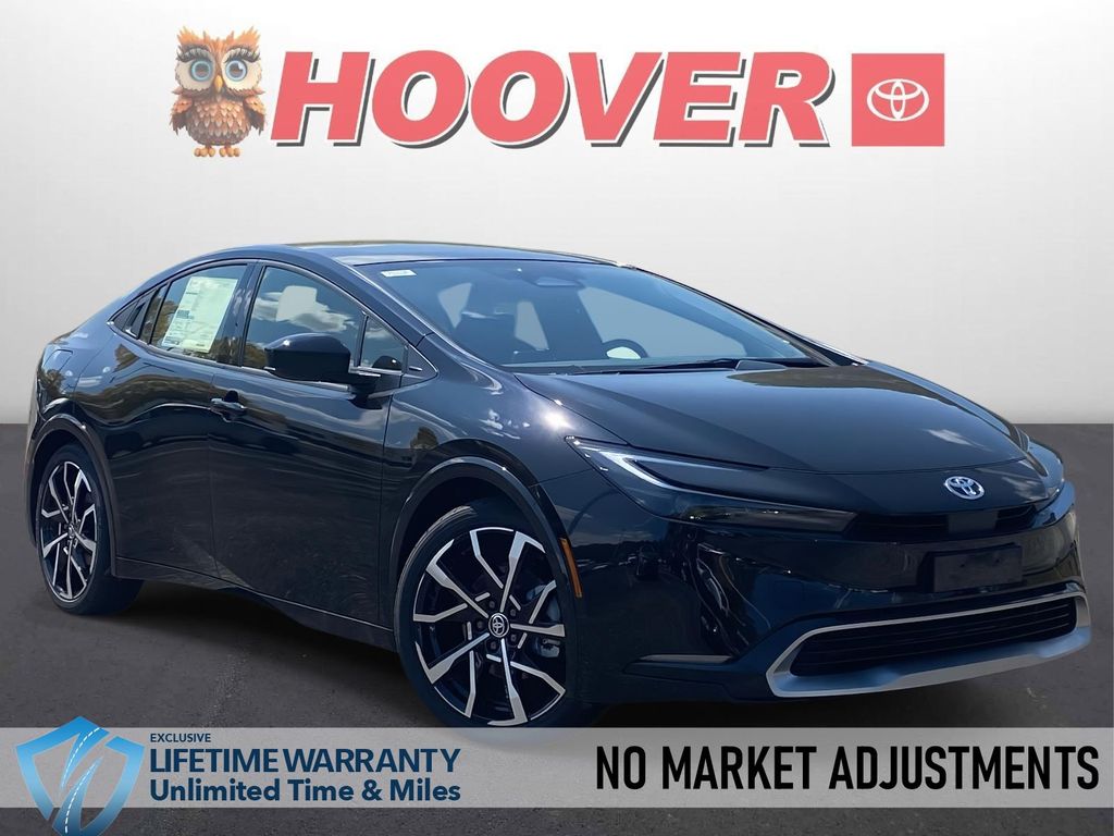 Midnight Black 2026 Toyota Prius Plug-In Hybrid Hatchback Front-Wheel Drive Continuously Variable Transmission