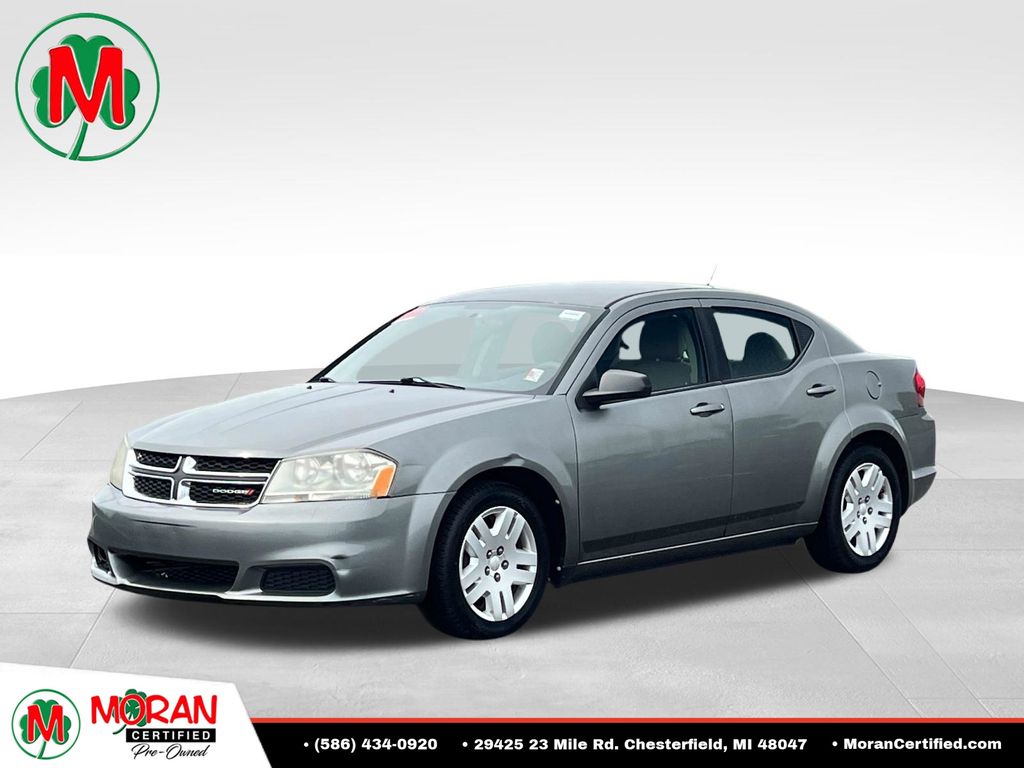 Gray (Tungsten Metallic) 2013 Dodge Avenger Sedan Front-Wheel Drive 6-Speed Automatic