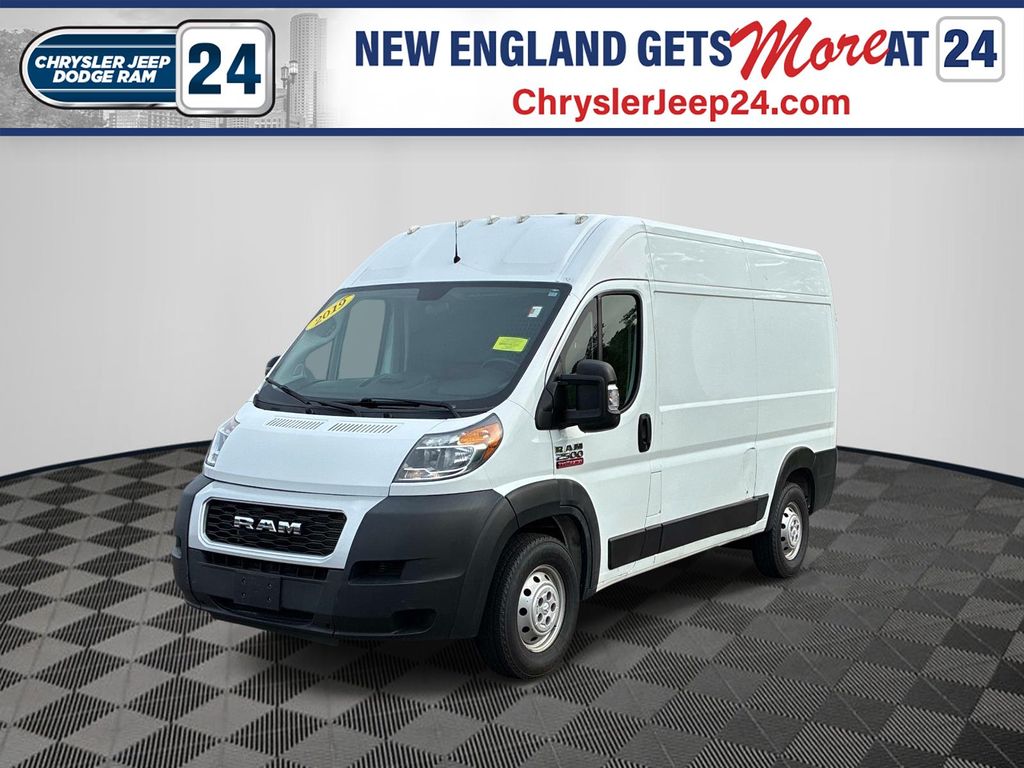 Bright White Clearcoat 2019 RAM ProMaster 2500 136 High Roof Cargo Van FWD Van Front-Wheel Drive 6-Speed Automatic