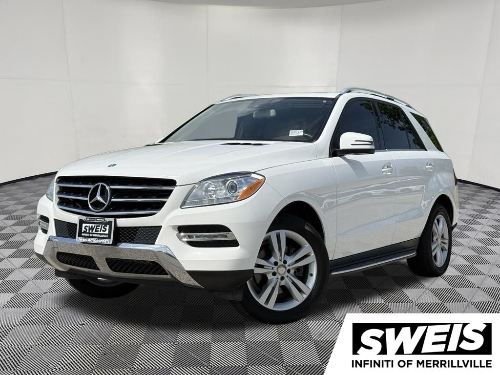 Polar White 2015 Mercedes-Benz M-Class ML 350 4MATIC SUV / Crossover All-Wheel Drive 7-Speed Automatic
