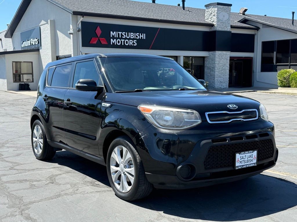Shadow Black 2014 Kia Soul Wagon Front-Wheel Drive 6-Speed Automatic