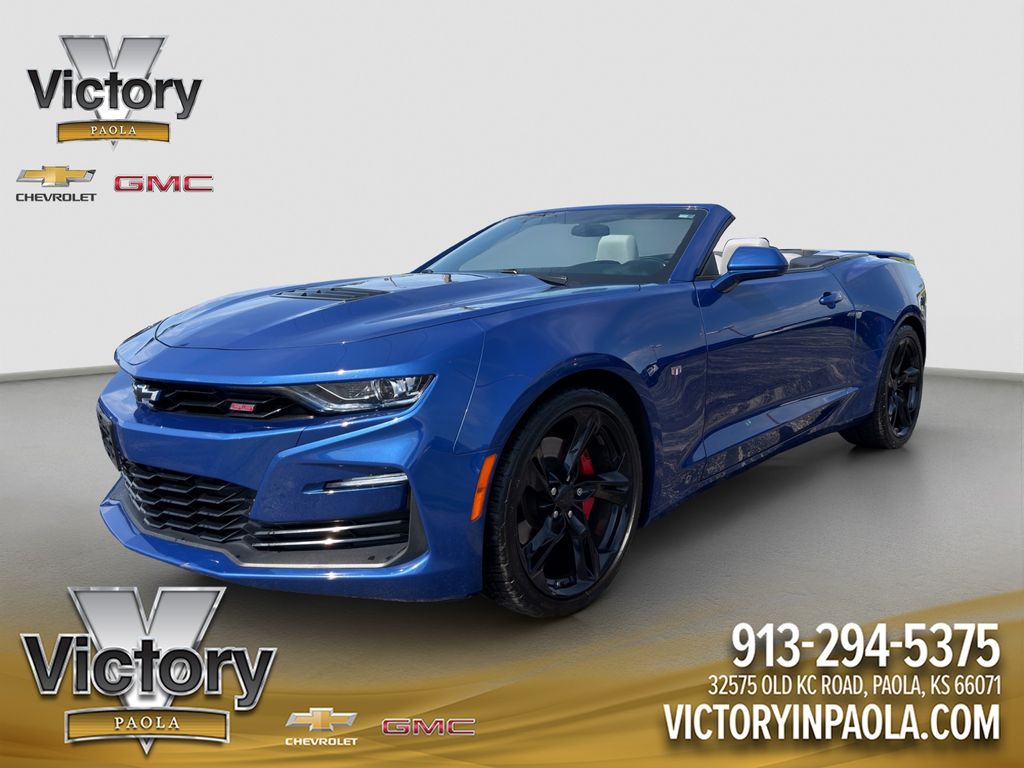 Riverside Blue Metallic 2023 Chevrolet Camaro Convertible Rear-Wheel Drive Automatic